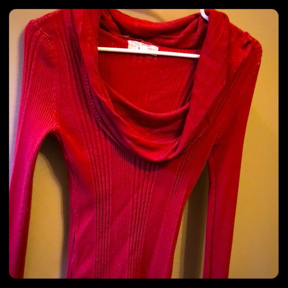 Red sweater